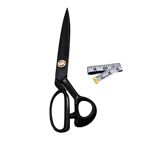 IHKFILAN Professionelle Schneiderschere Schwerlast Schere Industrielle Stärke Manganstahlschere Sharp für Zuhause und Büro Künstler Schneiderinnen,PVC Komfortgriff Schneiderschere, Schwarz 12"/31 cm IHKFILAN Professionelle Schneiderschere Schwerlast Schere Industrielle Stärke Manganstahlschere Sharp für Zuhause und Büro Künstler Schneiderinnen,PVC Komfortgriff Schneiderschere, Schwarz 12"/31 cm von IHKFILAN