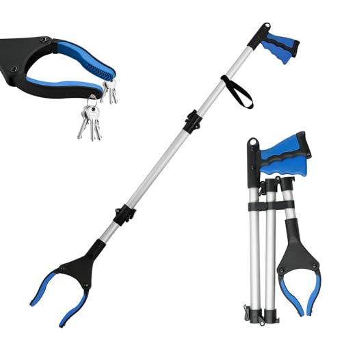 IHONYI Faltbarer Greifer - 91cm Greifzange für Senioren, Folding Greifer mit Magnet-Greifarm, 360° Drehbar Müllzange Greifzange, greifer für senioren, greifzange für die Müllabfuhr, Abfallsammlung IHONYI Faltbarer Greifer - 91cm Greifzange für Senioren, Folding Greifer mit Magnet-Greifarm, 360° Drehbar Müllzange Greifzange, greifer für senioren, greifzange für die Müllabfuhr, Abfallsammlung von IHONYI
