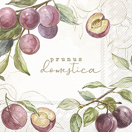 IHR Ideal Home Range - Papierservietten COUNTRY PLUMS cream 20 St. Lunch-Servietten 33 cm x 33 cm IHR Ideal Home Range - Papierservietten COUNTRY PLUMS cream 20 St. Lunch-Servietten 33 cm x 33 cm von IHR Ideal Home Range