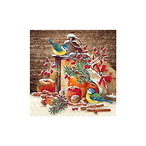 IHR Ideal Home Range - Papierservietten WINTER LIGHT 20 St. Lunch-Servietten 33 cm x 33 cm von IHR Ideal Home Range