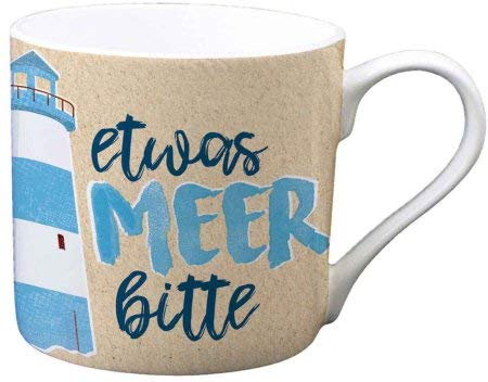 IHR - 861700 - Kaffeebecher, Etwas Meer Bitte, Porzellan, 8,5cm x 8,5cm von IHR
