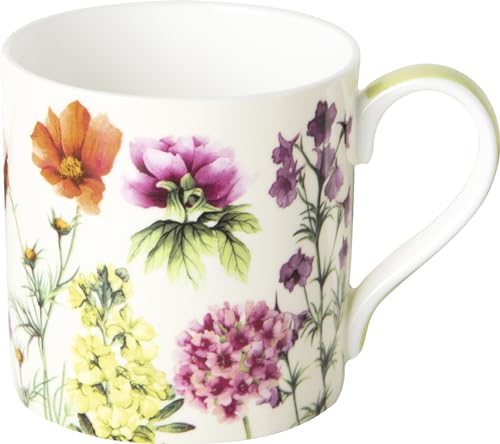 IHR - BOI 955960 - Kaffee Becher, Marabella, Porzellan, Bone China, 8,5cm x 8,5cm, spülmaschinen- und mikrowellengeeignet, 350ml von IHR