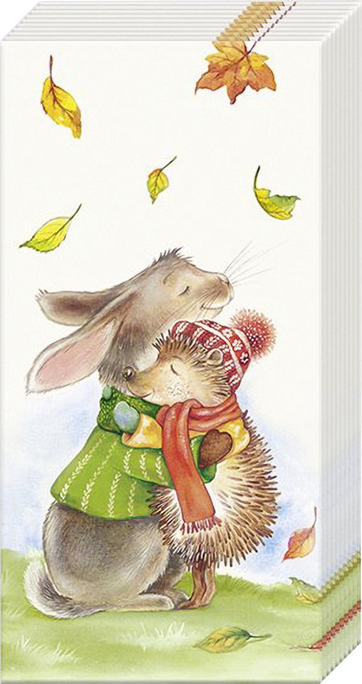 IHR Papierserviette Best Friends Forever, (10 St), 21x21cm, 10 Stück von IHR