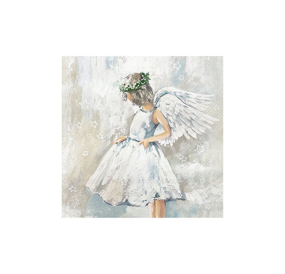 IHR Papierserviette My Angel, (20 St), 33 cm x 33 cm von IHR