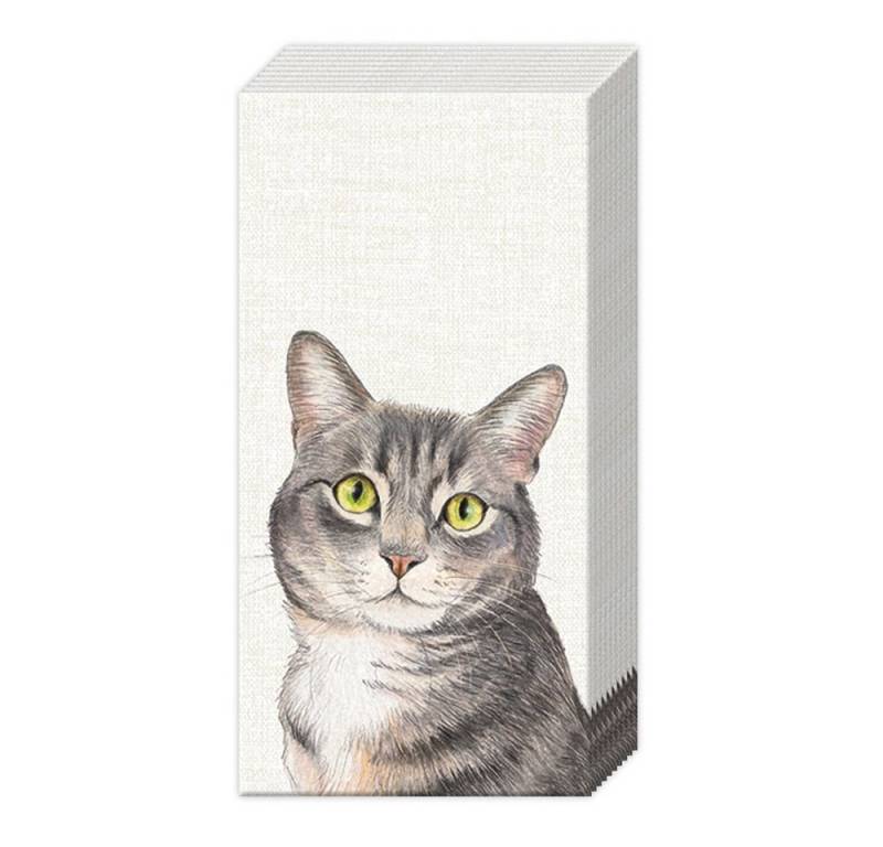IHR Papierserviette Papiertaschentücher Cat, (10 St), 21 cm x 21 cm von IHR