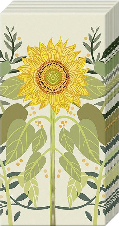 IHR Papierserviette Sunflower, (10 St), 21x21cm, 10 Stück von IHR