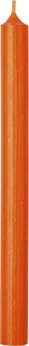IHR Zylinderkerze, 25 cm, einfarbig, Orange von IHR