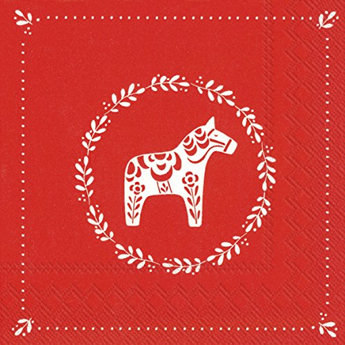 Sweet Little Pferd rot Weihnachten Luncheon Papier Tisch Servietten 20 in einer Packung 33 cm quadratisch von IHR