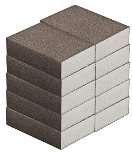 Schleifschwamm MITTEL 10-er-Set I Körnung 120, DIY, Handschleifer I für verschiedene Materialien geeignet I hochwertiger Handschleifklotz, Schleifklotz, Schleifblock Schleifschwamm MITTEL 10-er-Set I Körnung 120, DIY, Handschleifer I für verschiedene Materialien geeignet I hochwertiger Handschleifklotz, Schleifklotz, Schleifblock von iHS Range