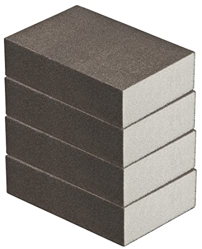 Schleifschwamm 4er Set robuste Körnung K60-220 DIY Handschleifer für viele Materialien geeignet hochwertiger Handschleifklotz Schleifklotz Schleifblock Schleifschwamm 4er Set robuste Körnung K60-220 DIY Handschleifer für viele Materialien geeignet hochwertiger Handschleifklotz Schleifklotz Schleifblock von iHS Range