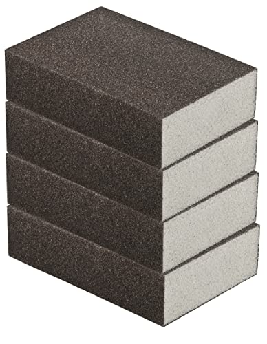 Schleifschwamm 4er Set robuste Körnung K60-220 DIY Handschleifer für viele Materialien geeignet hochwertiger Handschleifklotz Schleifklotz Schleifblock von iHS Range
