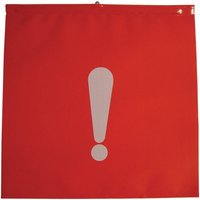 Schlussfahne 30 x 30 cm m.Aufdruck Ausrufezeichen Schlussfahne 30 x 30 cm m.Aufdruck Ausrufezeichen von FP