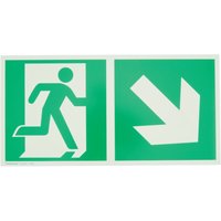 R-Schild,Rett-weg re ab 30x15cm,Alu,nachl. R-Schild,Rett-weg re ab 30x15cm,Alu,nachl. von FP