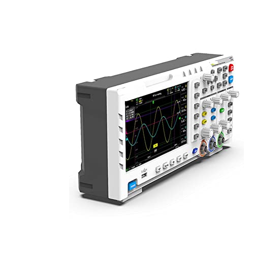 1014D Digitaloszilloskop 2-in-1-Zweikanal-Eingangssignalgenerator 100 MHz* 2 analoge Bandbreite 1 GSa/s Abtastrate Einfach zu bedienen für Anfänger und Profis (Color : Add P4100 Probe, Size : X) von IIGEN