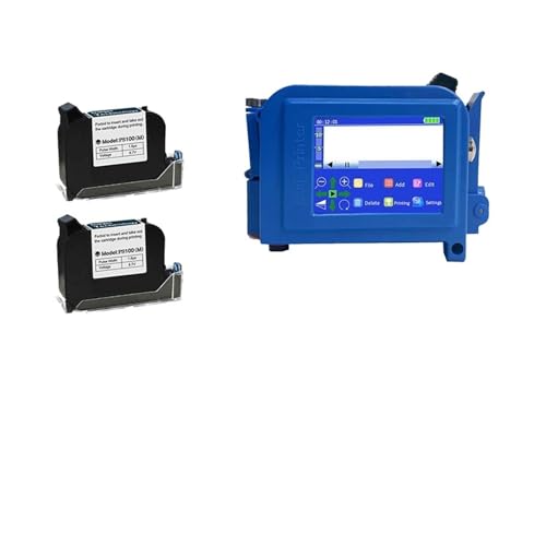 Handheld-Tintenstrahldrucker, Tragbarer Mini-Drucker PC11Plus 12,7/25,4 mm, Ablaufdatum mit 2D-Streifenlos-Logo, Etiketten for tragbare Tintenstrahldrucker Drucker für Etikett/Produktionsdatum/Barcode von IIGEN