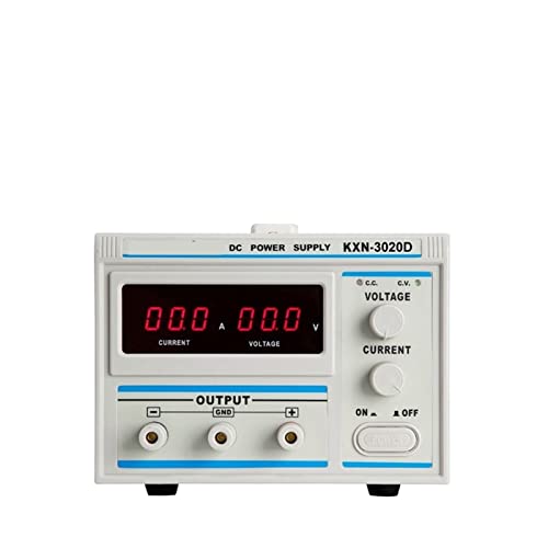 KXN-3020D 30V 20A Power DC geregelter Netzteileingang Präzisionsvariabel einstellbar Einfach zu bedienen für Anfänger und Profis von IIGEN