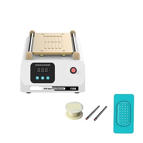 Lötheizplatte, F988 LCD-Bildschirm-Trennmaschine-Set, 8 Zoll, for die Reparatur von Telefonpads, Frontglas, eingebaute Pumpe für Labor für elektronische Reparaturen(Color:Set 1) von IIGEN