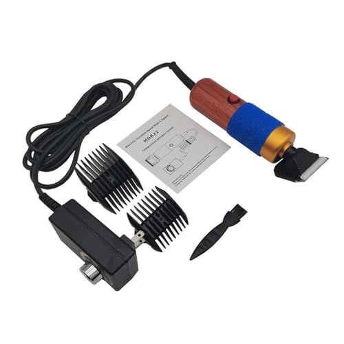 Professionelle High Power 200W AC Elektrische Haustier Schermaschine Schneidemaschine Pferd Kaninchen Katze Hund Mäher Rasierer Tiere Pflege Trimmer Einfach zu bedienen für Anfänger und Profis (Color von IIGEN