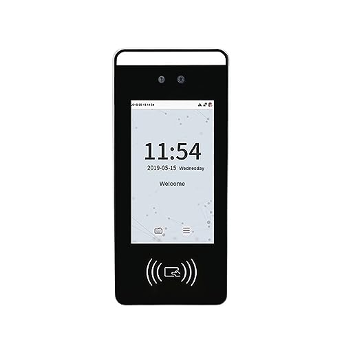 Zeit Uhr, Speedface-C5L Zeiterfassungsgerät Mit Sichtbarem Licht, Biometrischer Handflächen-Gesichtserkennung, RFID-Karte, Türzugangskontrolle für Kleinunternehmen und Büros (Color : Speedface-H5L-P- von IIGEN