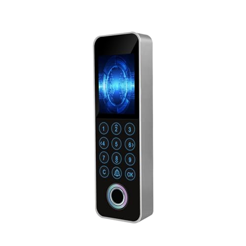 Zeit Uhr, TCP/IP-Netzwerk, Fingerabdruck-Zeiterfassung, RS485, Dual-Frequenz, 125 kHz + 13,56 MHz, Fingerabdruck-Zugriffskontrolle, manipulationssicher, Metall für Kleinunternehmen und Büros(French) von IIGEN