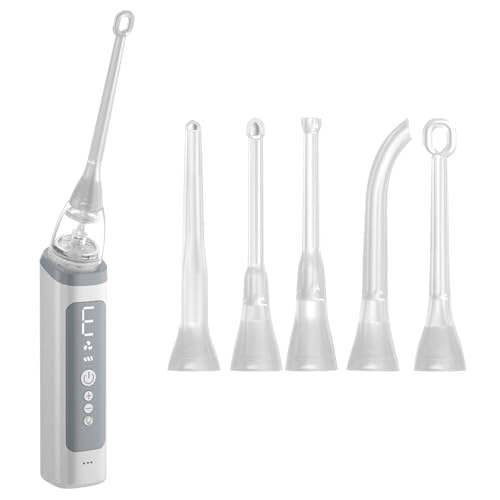 IINCOOY Elektronisches Vakuum-Mandelsteinentfernungsset Mit 5 Saugmodi, 10-in-1-Mandelsteinreiniger, Mundreinigungswerkzeug, Oral Fresh Care(B) von IINCOOY