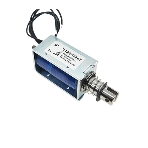 DC 12V 24V 60N TAU-1564 Force push&pull Type Frame electromagnet TAU-1564T travel distance 10mm with Adjustable nut IINKUEYK(TAU-1564T 24V) von IINKUEYK