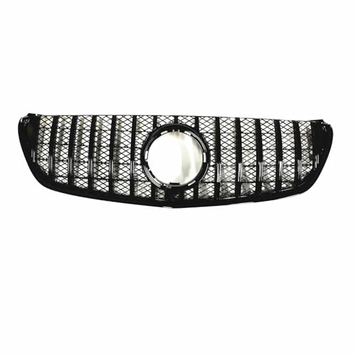 IITA Kühlergrill Grill Frontgrill Für Mercedes Für Benz W447 V KLASSE 2016-2021 Für GT R Stil Auto Oberen stoßstange Haube Mesh Mit Kamera Loch Nieren Kühlergrill(Schwarz) von IITA