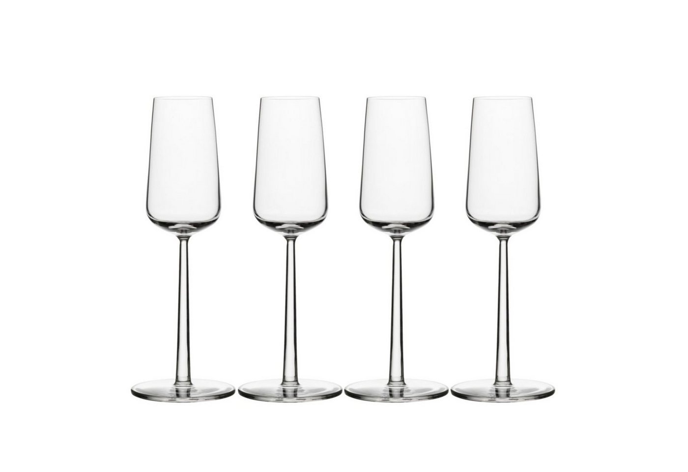 IITTALA Champagnerglas Essence, Glas, 4er Set von IITTALA