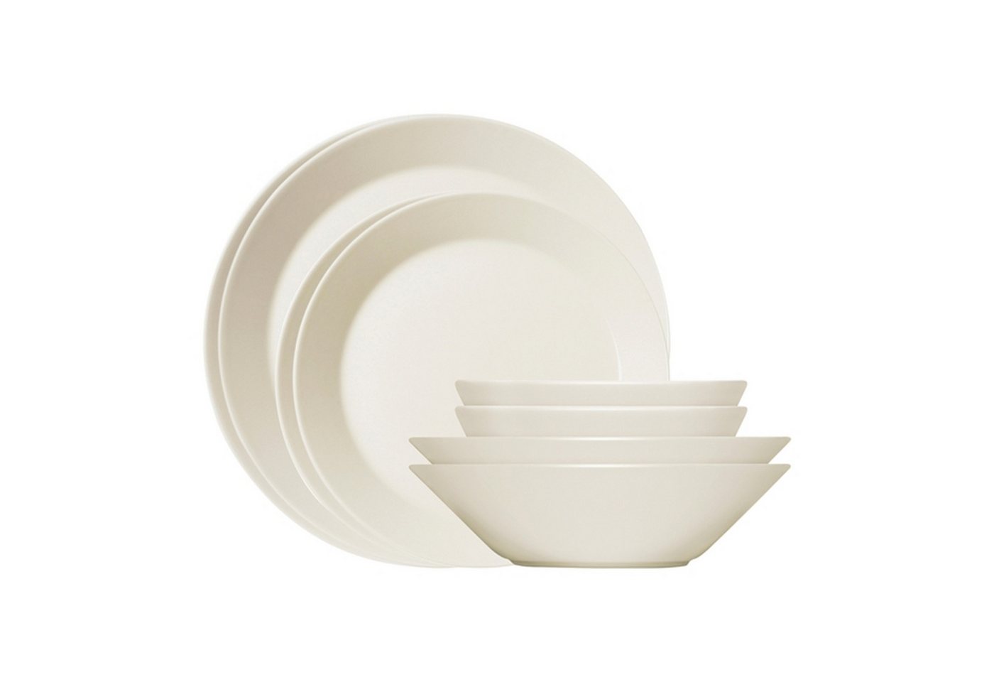 IITTALA Geschirr-Set Iittala Teema Geschirr Starterset 8er Set Weiss, Porzellan IITTALA Geschirr-Set Iittala Teema Geschirr Starterset 8er Set Weiss, Porzellan von IITTALA