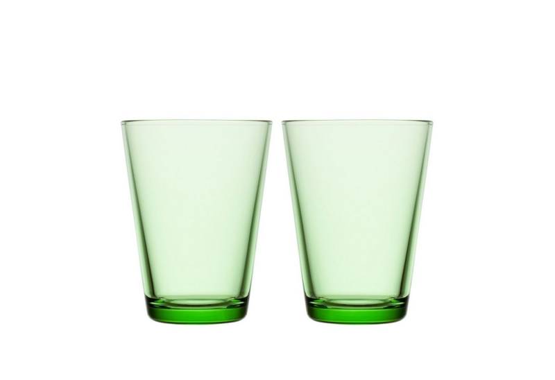 IITTALA Glas Kartio Apfelgrün 400 ml, Glas von IITTALA