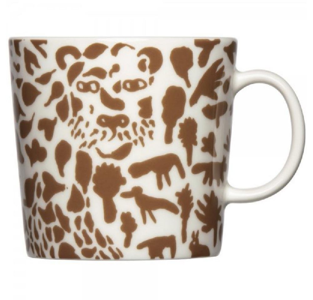 IITTALA Tasse Becher Becher Oiva Toikka Collection Cheetah-Braun (12x9,4cm) von IITTALA