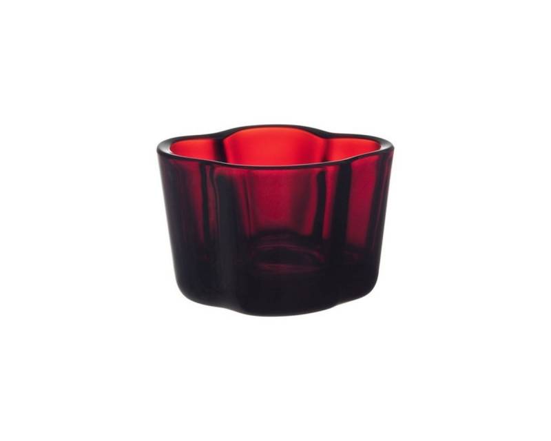 IITTALA Teelichthalter Aalto Cranberry von IITTALA