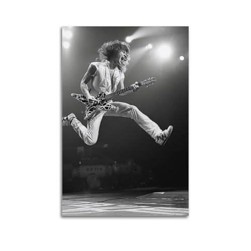 IIWERUW Van Halen Poster, Wandkunst, Leinwand, ästhetisches Cover, Poster, Vintage-Musik und Filme, dekoratives Gemälde für Wohnzimmer, Schlafzimmer, 40 x 60 cm, ungerahmter Stil IIWERUW Van Halen Poster, Wandkunst, Leinwand, ästhetisches Cover, Poster, Vintage-Musik und Filme, dekoratives Gemälde für Wohnzimmer, Schlafzimmer, 40 x 60 cm, ungerahmter Stil von IIWERUW