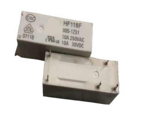 1pc HF118F 005-1ZS1 (118FC-10A) Relay 5pins von IIXUDXMSH