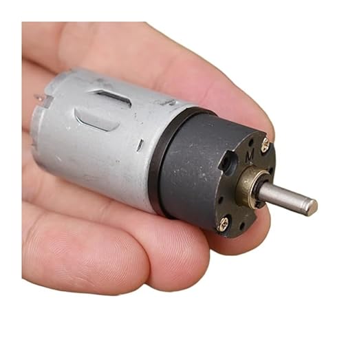 IIXUDXMSH 370 Precious Metal Brush Electronic Starter Planetary Full Metal Gearbox Gear Electronic Starter D-Shaft DC 12V 30 RPM Slow Speed von IIXUDXMSH