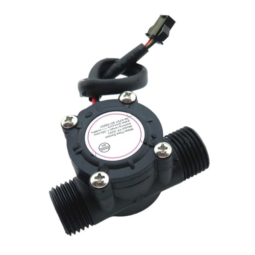 1/2 3/4 1 2 Zoll DC 5-18V Wasserdurchflusssensor Durchflussmesser Hall-Durchflusssensor 1St(1/2") von IJEKINNE