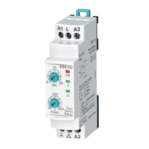 ERV-YU Elektronisches Stern-Dreieck-Zeitrelais, 1 Stück(150-260VAC 24VDC) von IJEKINNE