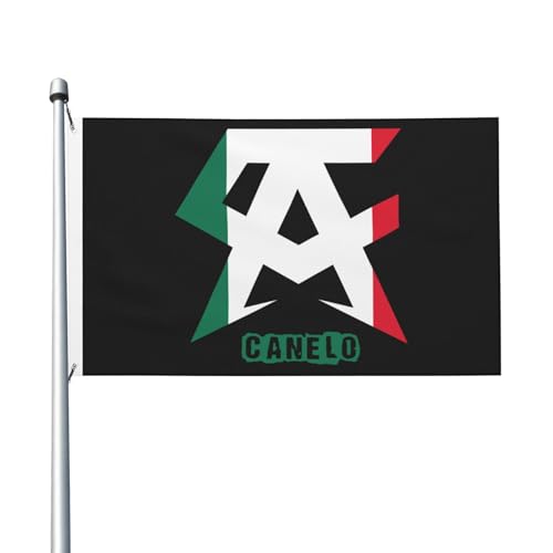 Canelo Boxer Alvarez-Flagge, doppelseitig, 90 x 150 cm, strapazierfähiges Polyester, lichtbeständig, Box-Fan-Banner, für den Innen- und Außenbereich von IJHRSFDST