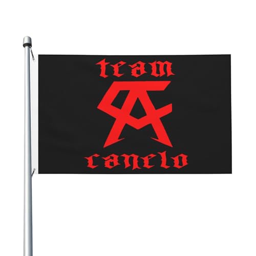 Canelo Boxer Alvarez-Flagge, doppelseitig, 90 x 150 cm, strapazierfähiges Polyester, lichtbeständig, Box-Fan-Banner, für den Innen- und Außenbereich von IJHRSFDST