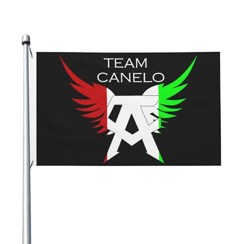 Canelo Boxer Alvarez-Flagge, doppelseitig, 90 x 150 cm, strapazierfähiges Polyester, lichtbeständig, Box-Fan-Banner, für den Innen- und Außenbereich von IJHRSFDST