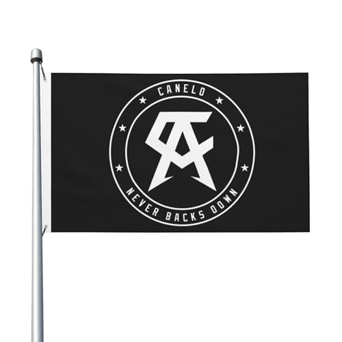 Canelo Boxer Alvarez-Flagge, doppelseitig, 90 x 150 cm, strapazierfähiges Polyester, lichtbeständig, Box-Fan-Banner, für den Innen- und Außenbereich von IJHRSFDST
