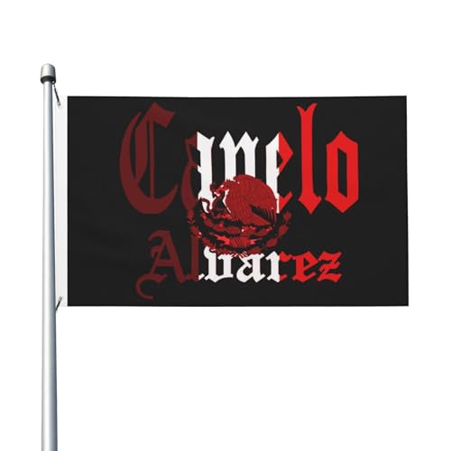 Canelo Boxer Alvarez-Flagge, doppelseitig, 90 x 150 cm, strapazierfähiges Polyester, lichtbeständig, Box-Fan-Banner, für den Innen- und Außenbereich von IJHRSFDST