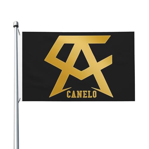 Canelo Boxer Alvarez-Flagge, doppelseitig, 90 x 150 cm, strapazierfähiges Polyester, lichtbeständig, Box-Fan-Banner, für den Innen- und Außenbereich von IJHRSFDST