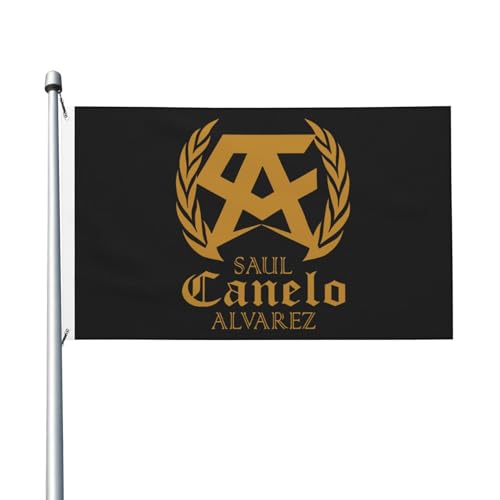 Canelo Boxer Alvarez-Flagge, doppelseitig, 90 x 150 cm, strapazierfähiges Polyester, lichtbeständig, Box-Fan-Banner, für den Innen- und Außenbereich von IJHRSFDST