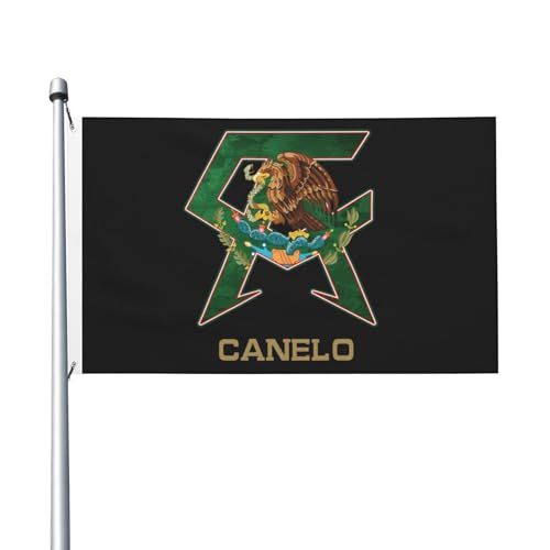 Canelo Boxer Alvarez-Flagge, doppelseitig, 90 x 150 cm, strapazierfähiges Polyester, lichtbeständig, Box-Fan-Banner, für den Innen- und Außenbereich von IJHRSFDST