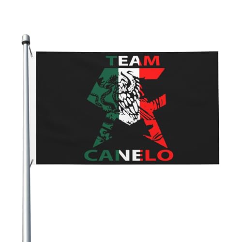Canelo Boxer Alvarez-Flagge, doppelseitig, 90 x 150 cm, strapazierfähiges Polyester, lichtbeständig, Box-Fan-Banner, für den Innen- und Außenbereich von IJHRSFDST