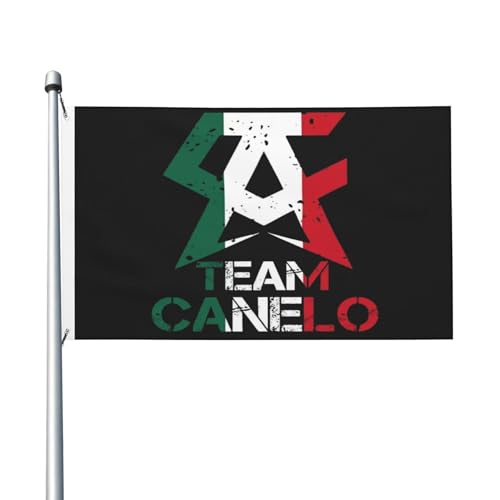 Canelo Boxer Alvarez-Flagge, doppelseitig, 90 x 150 cm, strapazierfähiges Polyester, lichtbeständig, Box-Fan-Banner, für den Innen- und Außenbereich von IJHRSFDST