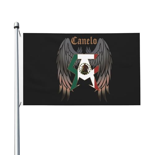 Canelo Boxer Alvarez-Flagge, doppelseitig, 90 x 150 cm, strapazierfähiges Polyester, lichtbeständig, Box-Fan-Banner, für den Innen- und Außenbereich von IJHRSFDST