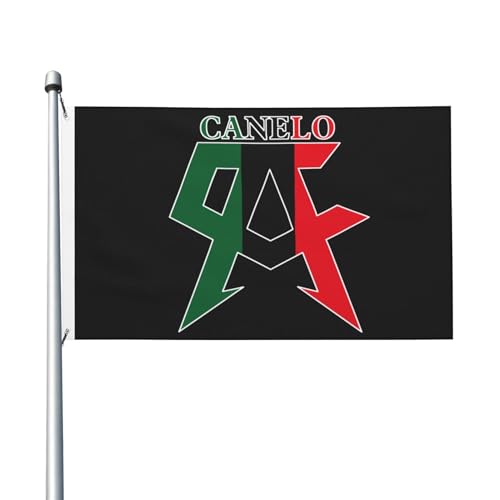Canelo Boxer Alvarez-Flagge, doppelseitig, 90 x 150 cm, strapazierfähiges Polyester, lichtbeständig, Box-Fan-Banner, für den Innen- und Außenbereich von IJHRSFDST