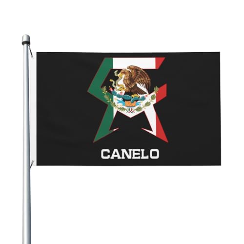 Canelo Boxer Alvarez-Flagge, doppelseitig, 90 x 150 cm, strapazierfähiges Polyester, lichtbeständig, Box-Fan-Banner, für den Innen- und Außenbereich von IJHRSFDST